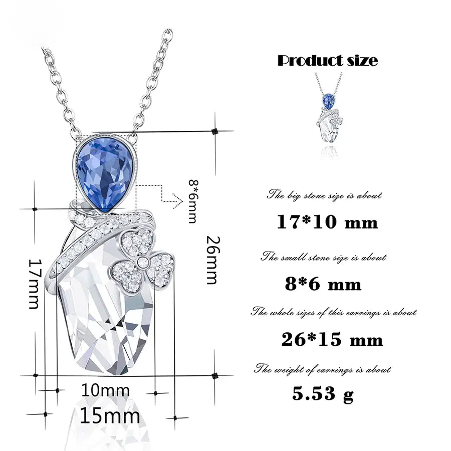 Crystal Necklace for Women – Sweet & Romantic Birthday Gift