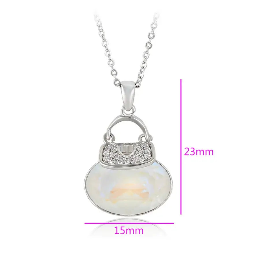 Crystal Pendant Necklace – Romantic Fashion Jewelry for Women