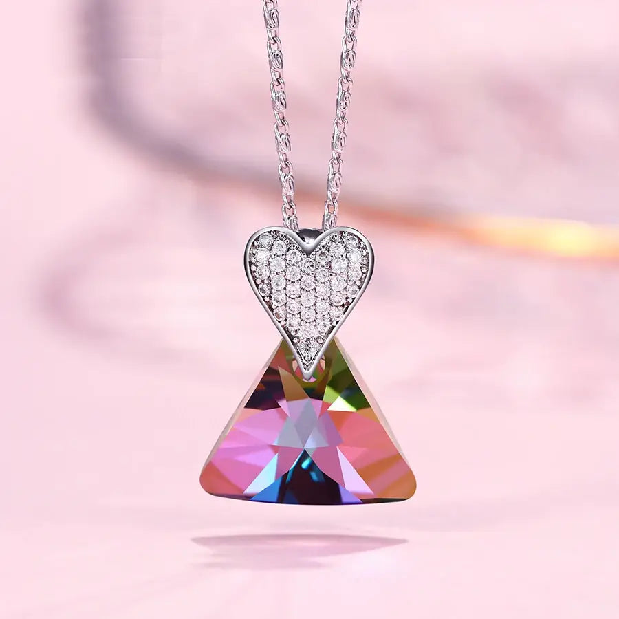 Crystal Pendant Necklace – Women's Fashion Jewelry Gift