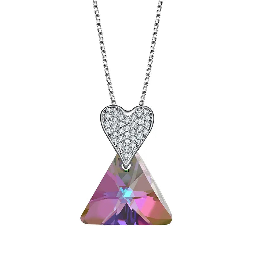 Crystal Pendant Necklace – Women's Fashion Jewelry Gift