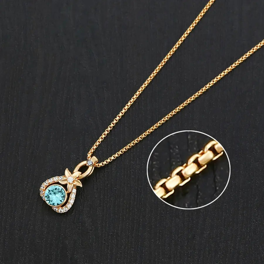 Crystal Pendant Necklace for Women – Birthday Gift Jewelry
