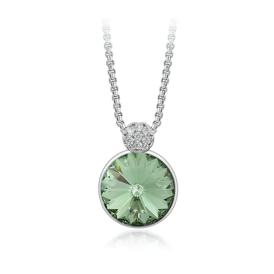 Crystal Pendant Necklace for Women – Elegant Birthday Gift Jewelry
