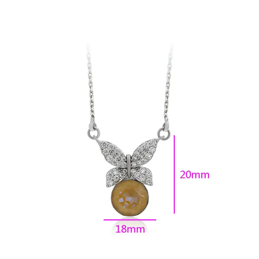 Elegant Crystal Pendant Necklace for Women