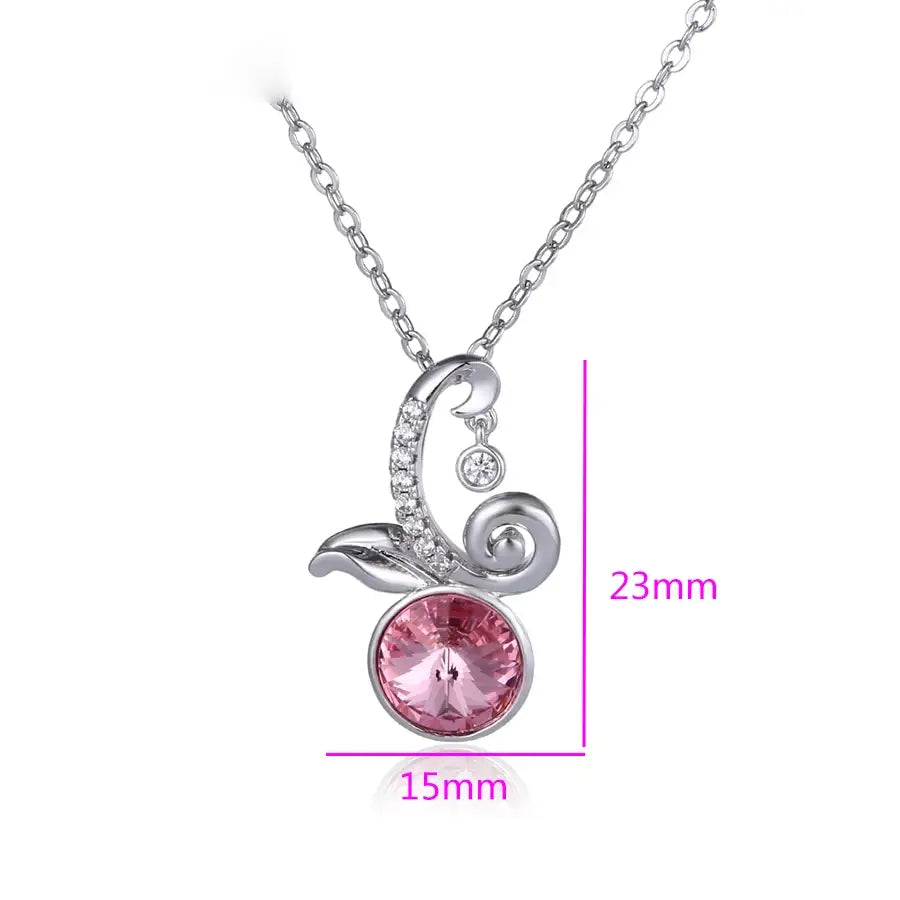 Elegant Korean Crystal Necklace – Bridal Wedding Gift