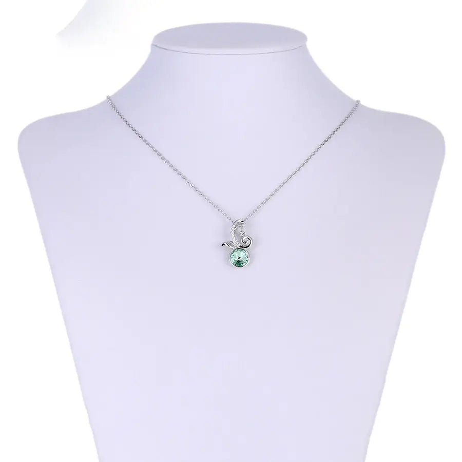 Elegant Korean Crystal Necklace – Bridal Wedding Gift