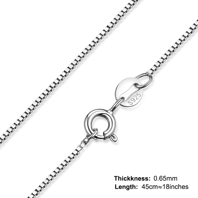 Sterling Silver Necklace – Twisted, Belcher, Snake, Singapore Chains