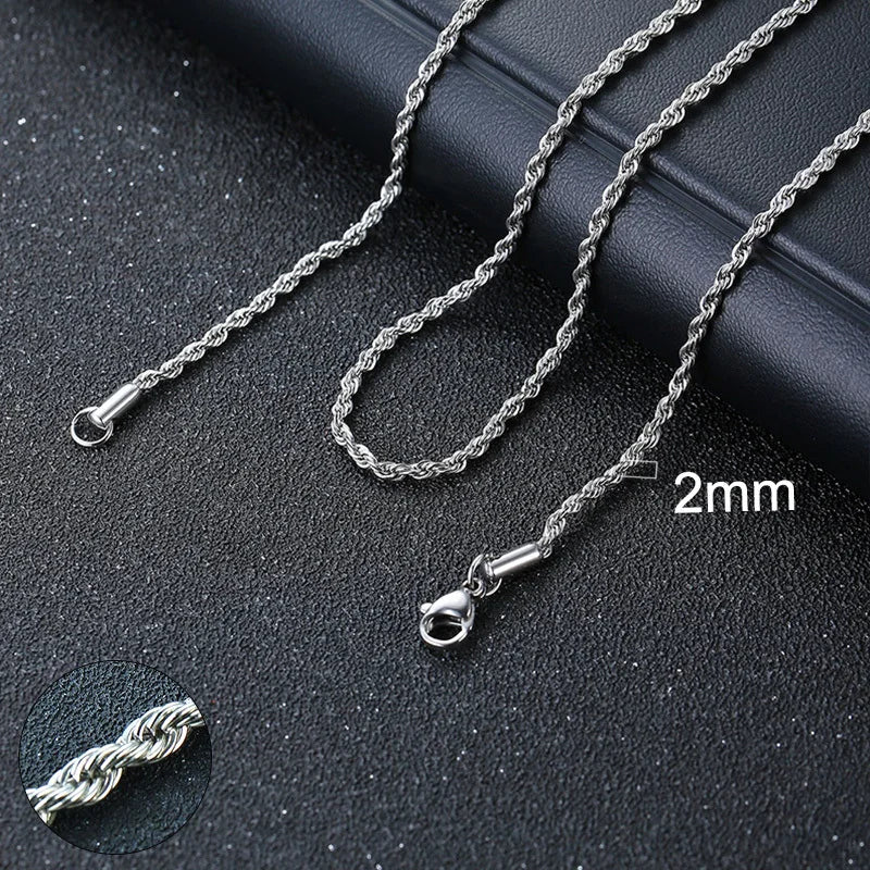 Cuban Chain Necklace for Men & Women – Gold Stainless Steel Curb Choker