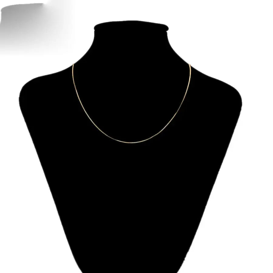 Trendy Charm Box Chain Pendant Necklace for Women