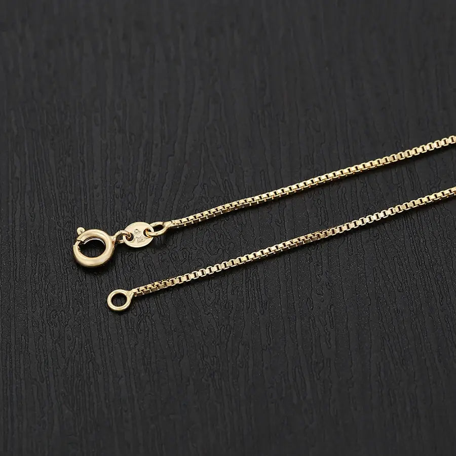 Trendy Charm Box Chain Pendant Necklace for Women