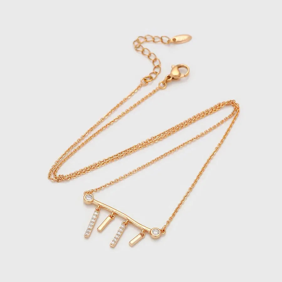 Gold-Tone Pendant Necklace – Women's Party Gift