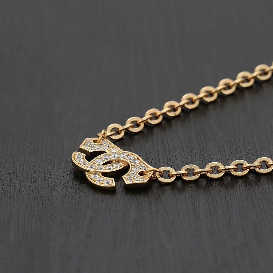Trendy Gold Romantic Pendant Necklace for Women