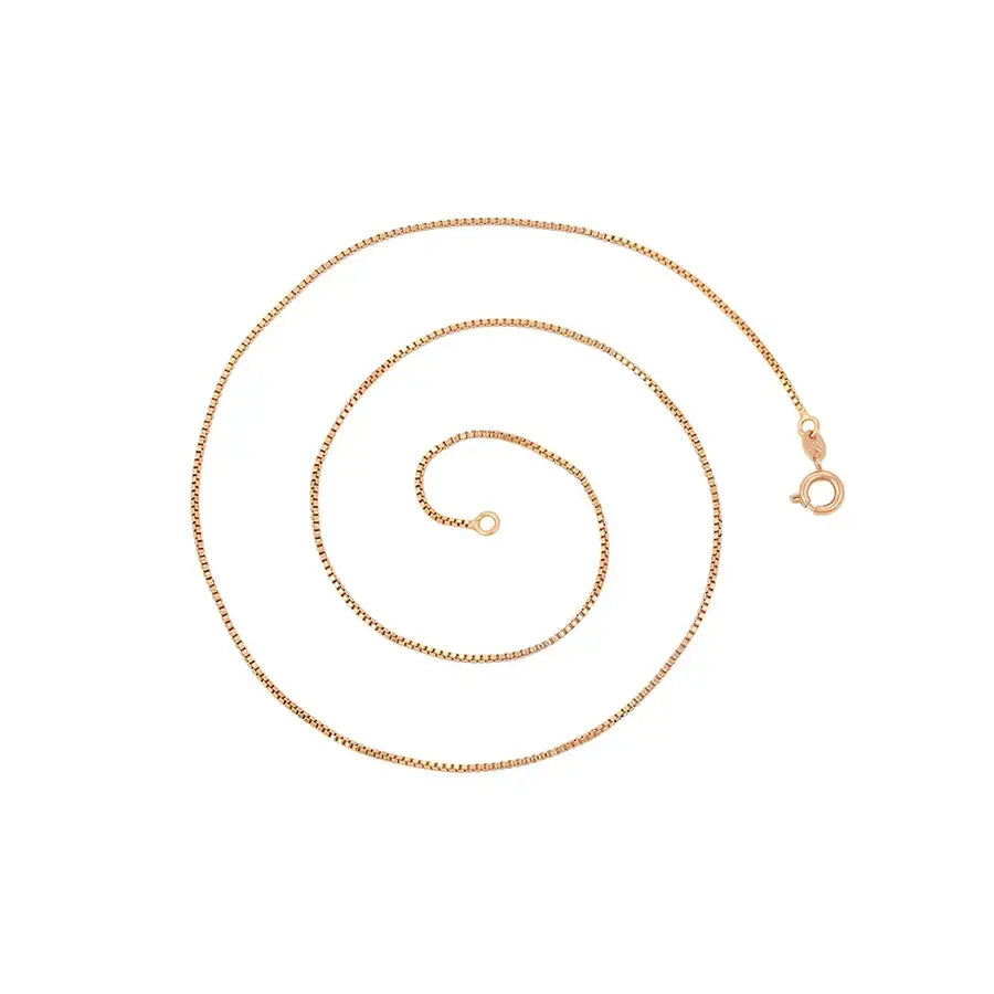 Trendy Charm Box Chain Pendant Necklace for Women