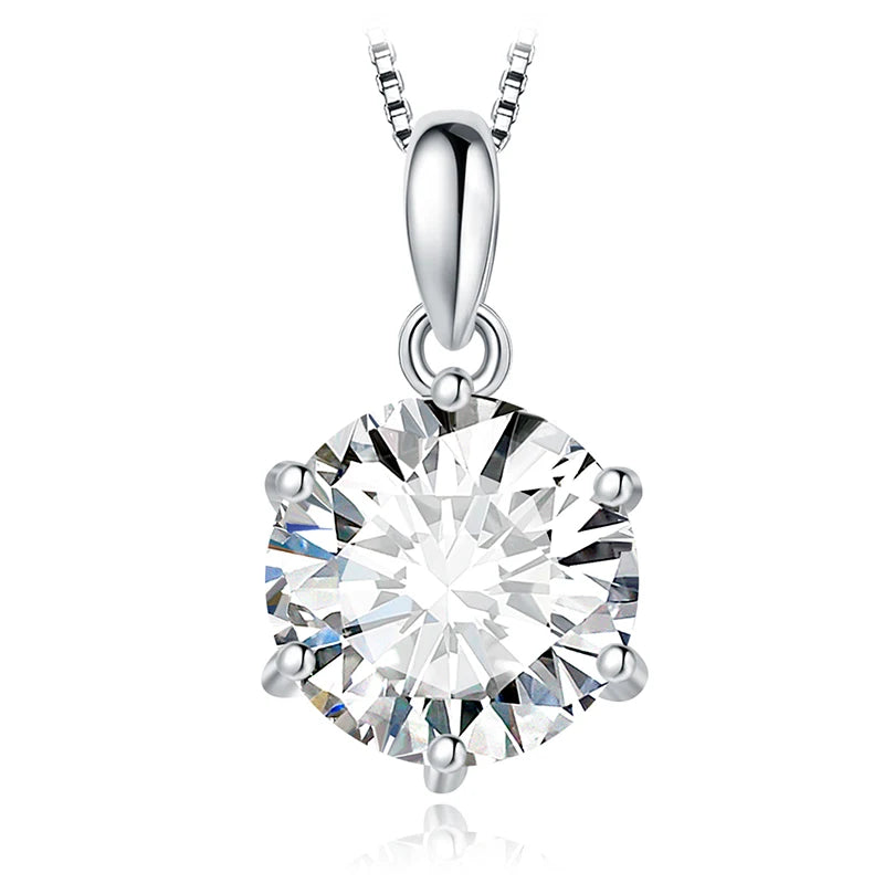 Sterling Silver Pendant Necklace for Women – No Chain