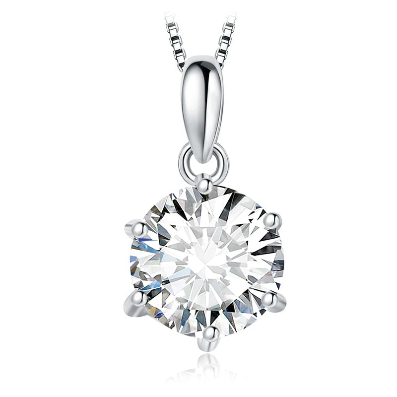 Sterling Silver Pendant Necklace for Women – No Chain
