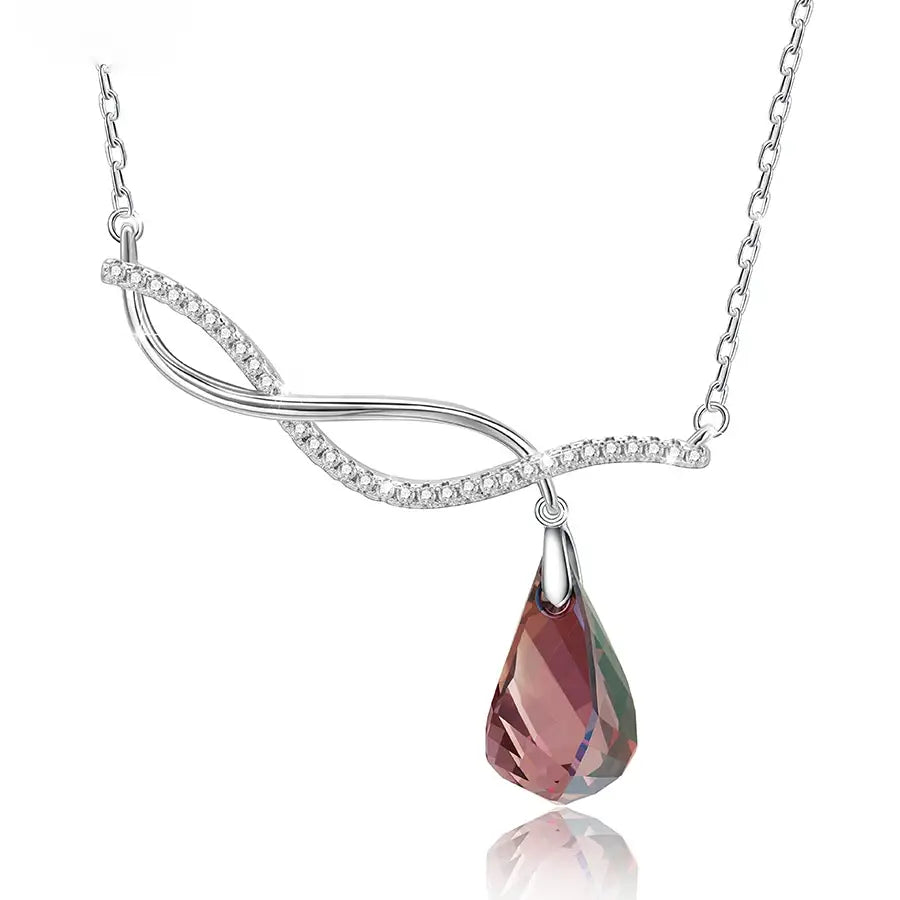 Lovely Crystal Necklace – Fashion Jewelry Gift for Family Birthdays
