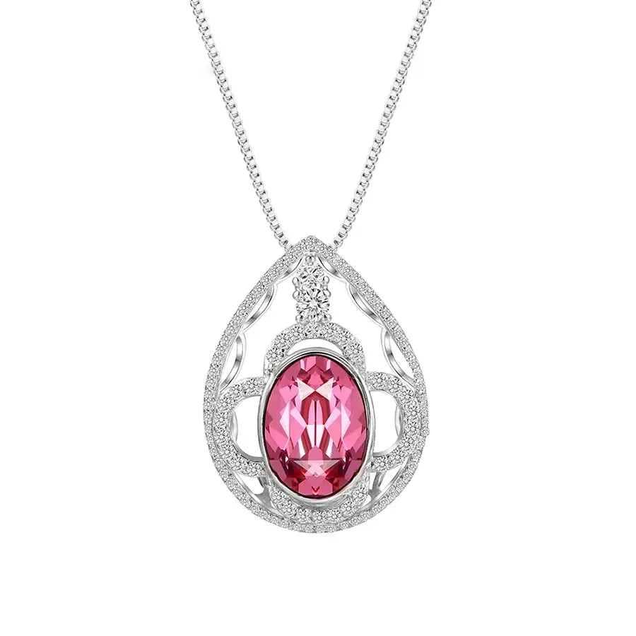 Luxury Crystal Necklace for Women & Girls – Wedding & Party Gift