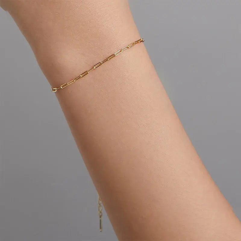 Minimalist 925 Silver Summer Fresh Bracelet for Women