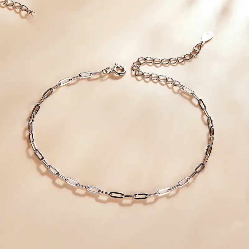 Minimalist 925 Silver Summer Fresh Bracelet for Women