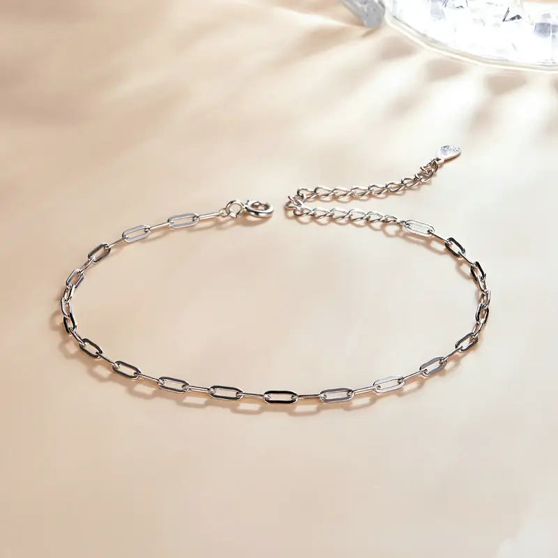 Minimalist 925 Silver Summer Fresh Bracelet for Women