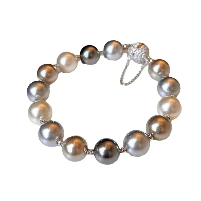 Luxury Color Pearl Bead Bracelet – Magnetic Clasp Jewelry