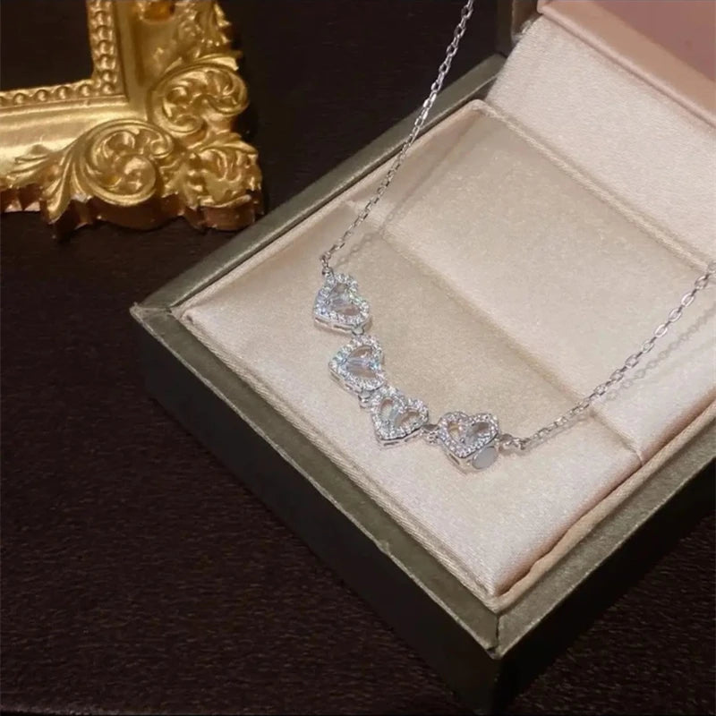 Pendant Stainless Steel Necklace – Korean Fashion for Women