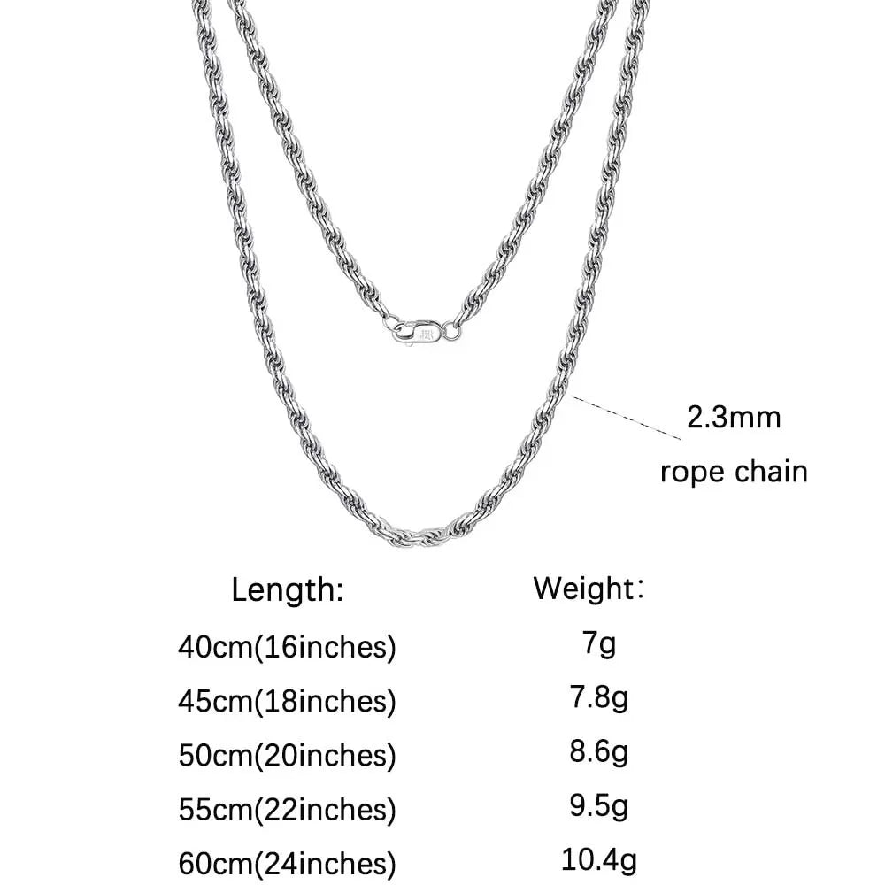 Gold Plated Sterling Silver Diamond-Cut Rope Necklace