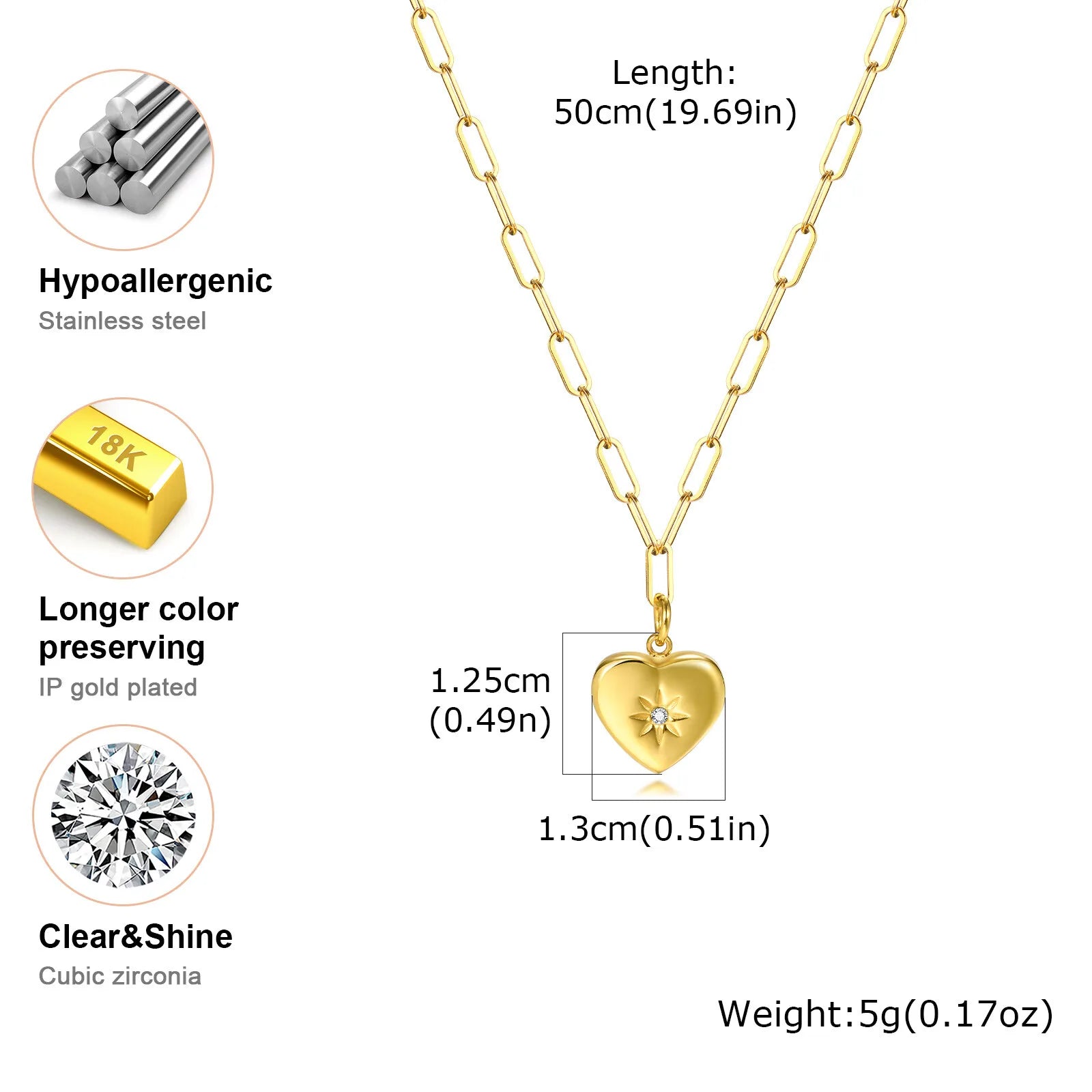 Women’s Layered Stainless Steel Necklace – Minimalist & Nickel-Free