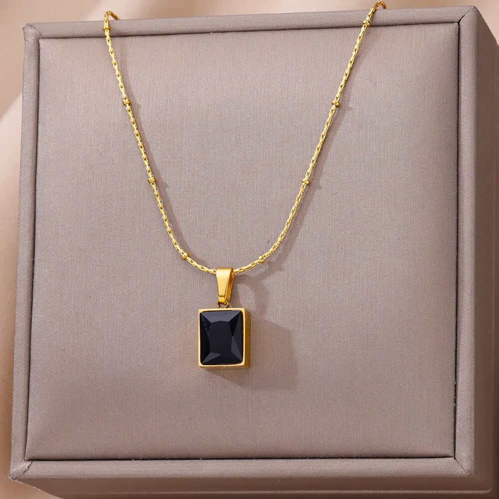 Gold Goth Heart Choker Necklace for Women – Stainless Steel