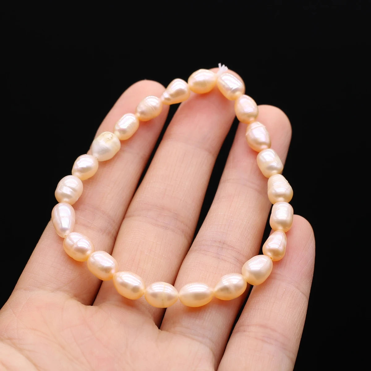 Elegant Natural Freshwater Pearl Stretch Bracelet for Women