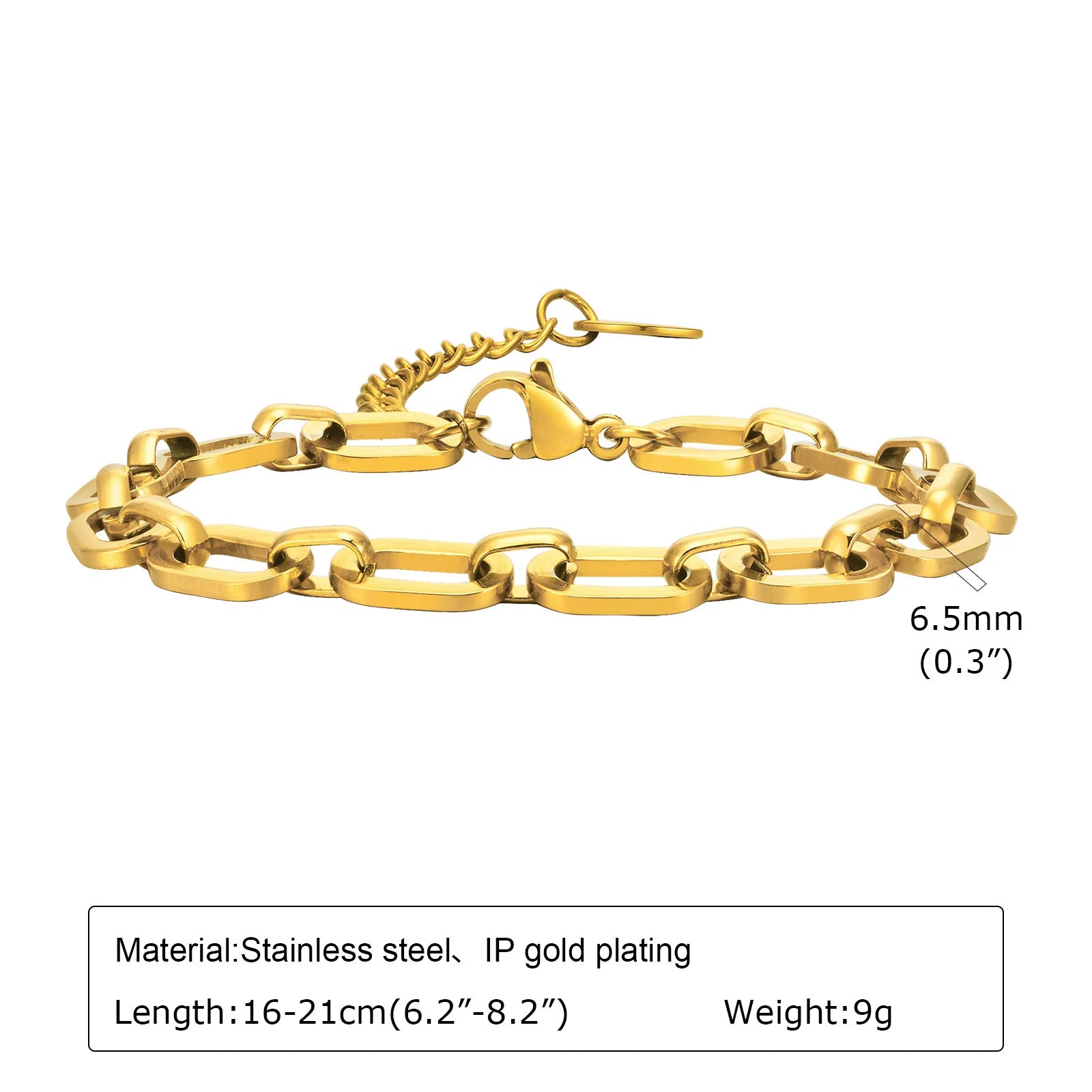 Chunky Gold Oval Link Necklace – Women’s Minimalist Chain Choker