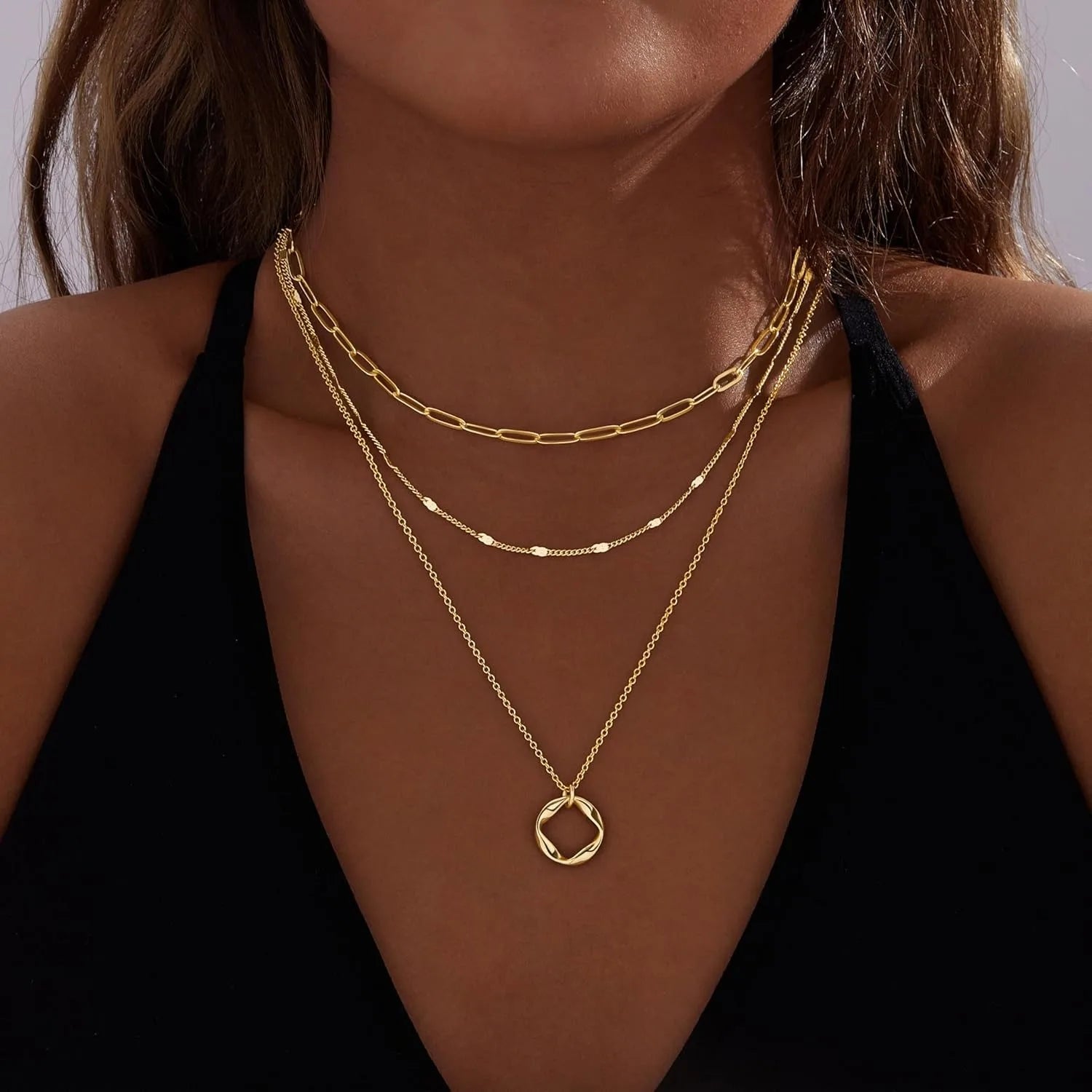 Layered Gold & Silver Necklaces – Stackable Chains for Women