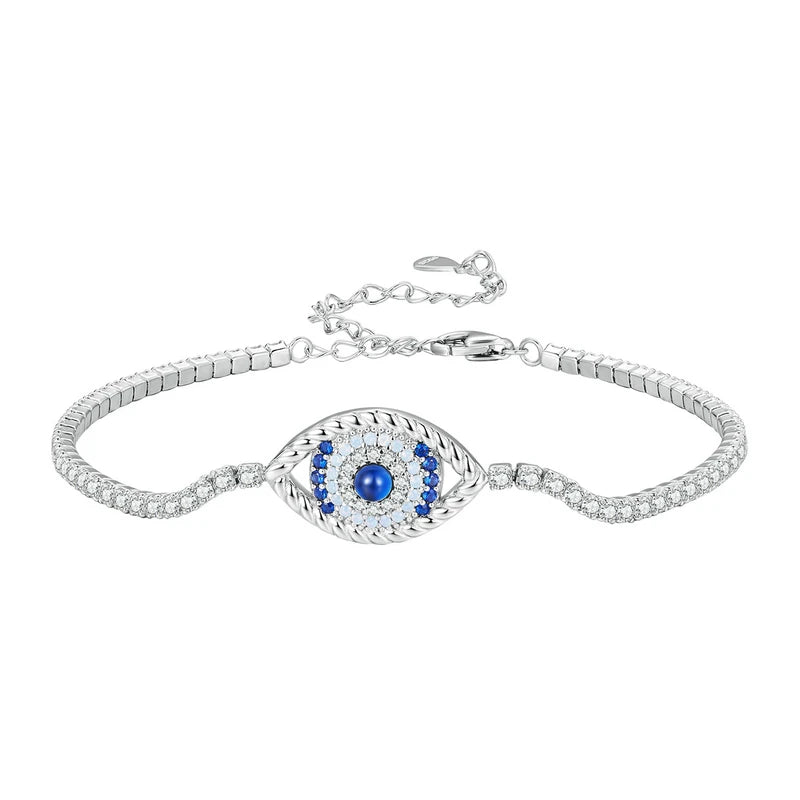 Sterling Silver Hand of Fatima Bracelet – Flexible Buckle Jewelry Gift