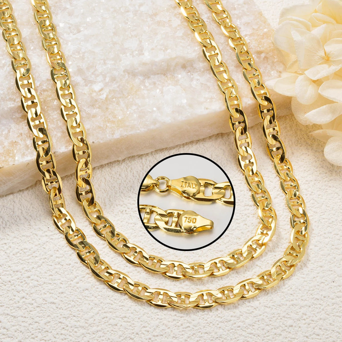 Pig Nose Hollow Chain Copper Choker Necklace for Men & Women