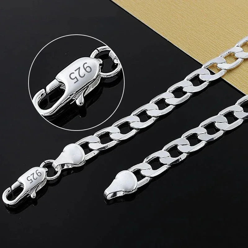 Sterling Silver Chain Necklace for Men & Women – Classic Jewelry Gift
