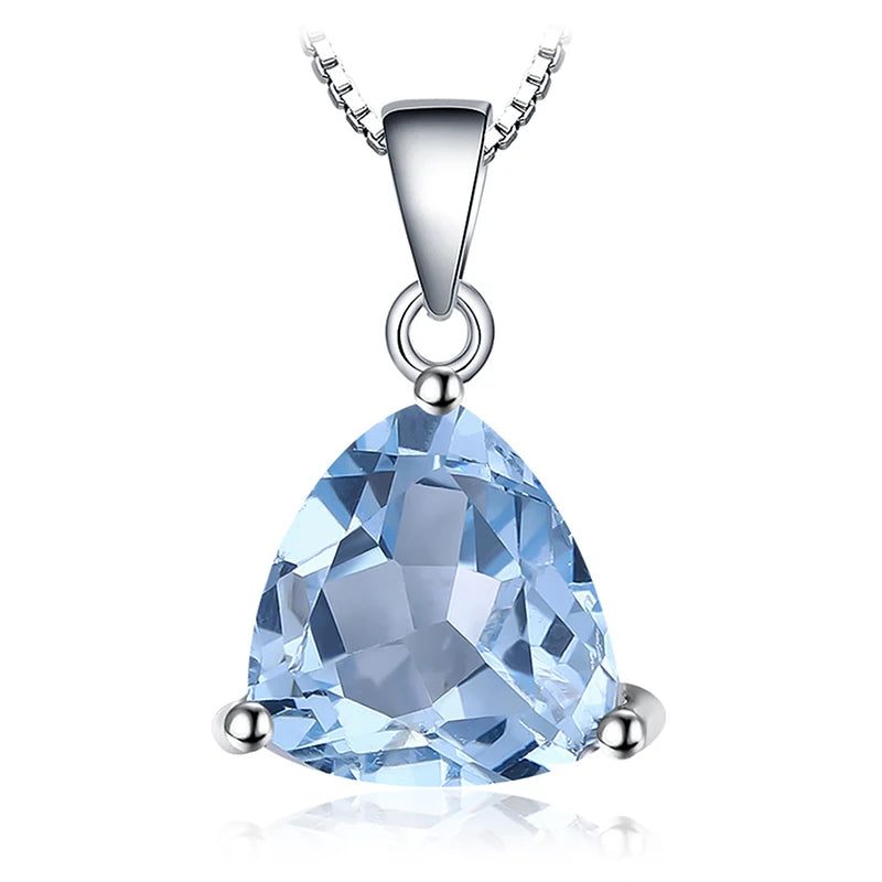 Multi-Gemstone Sterling Silver Pendant Necklace