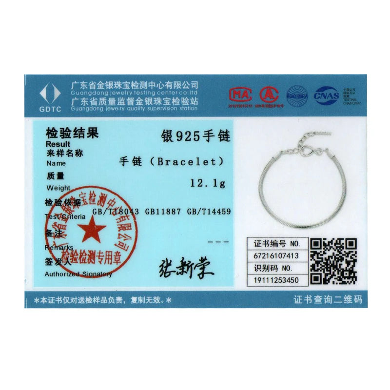 Sterling Silver Infinity Bracelet – Elegant Fashion Jewelry for Women