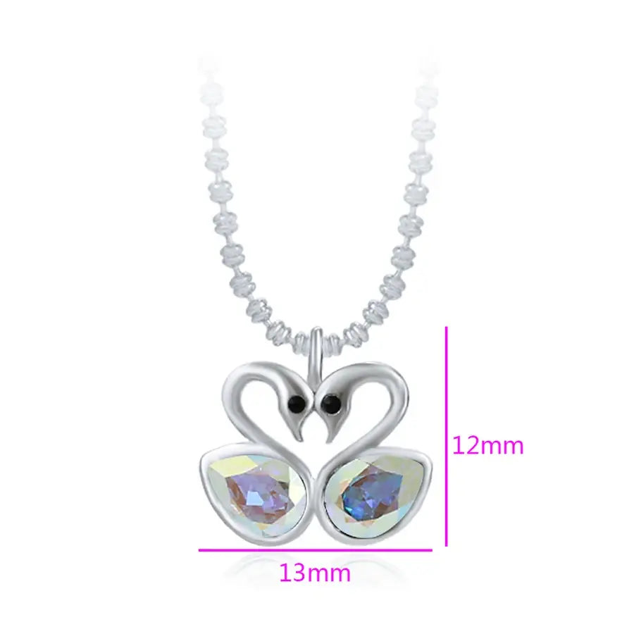 Jewelry Fashion New Crystals Pendant Necklaces for Girl Brithday Gift