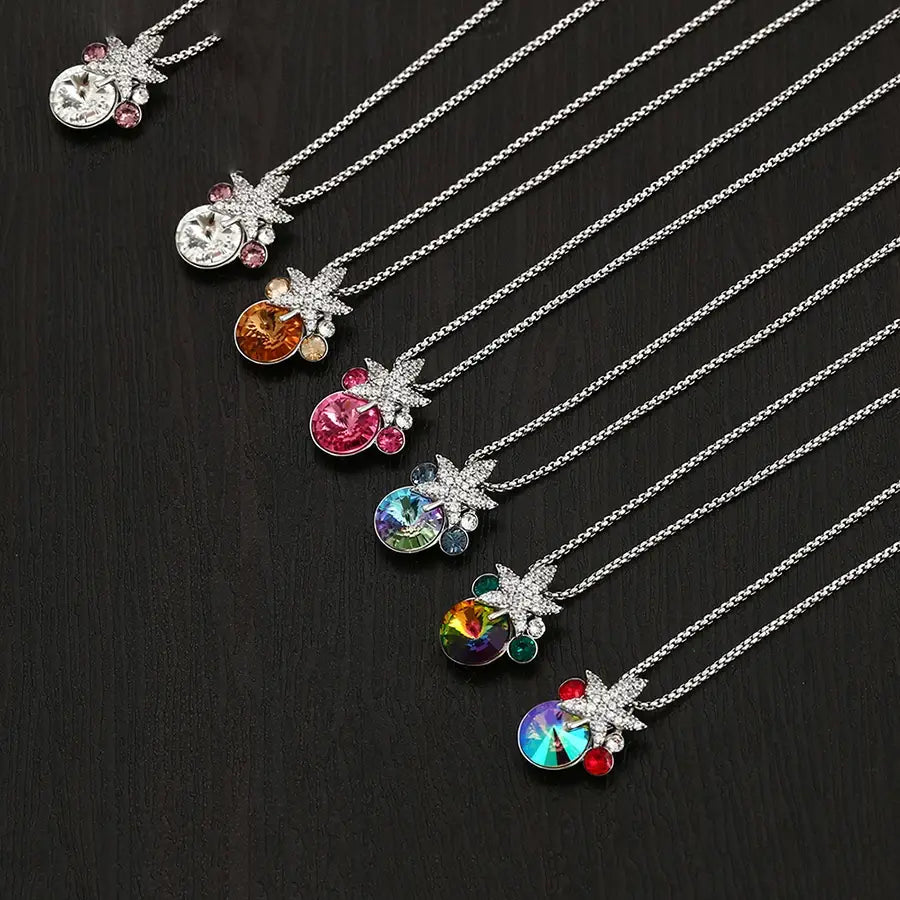 Square Crystal Pendant Necklace – New Arrival Women’s Jewelry Gift