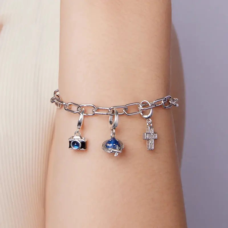Sterling Silver 5mm Paperclip Chain Bracelet for Women & Men