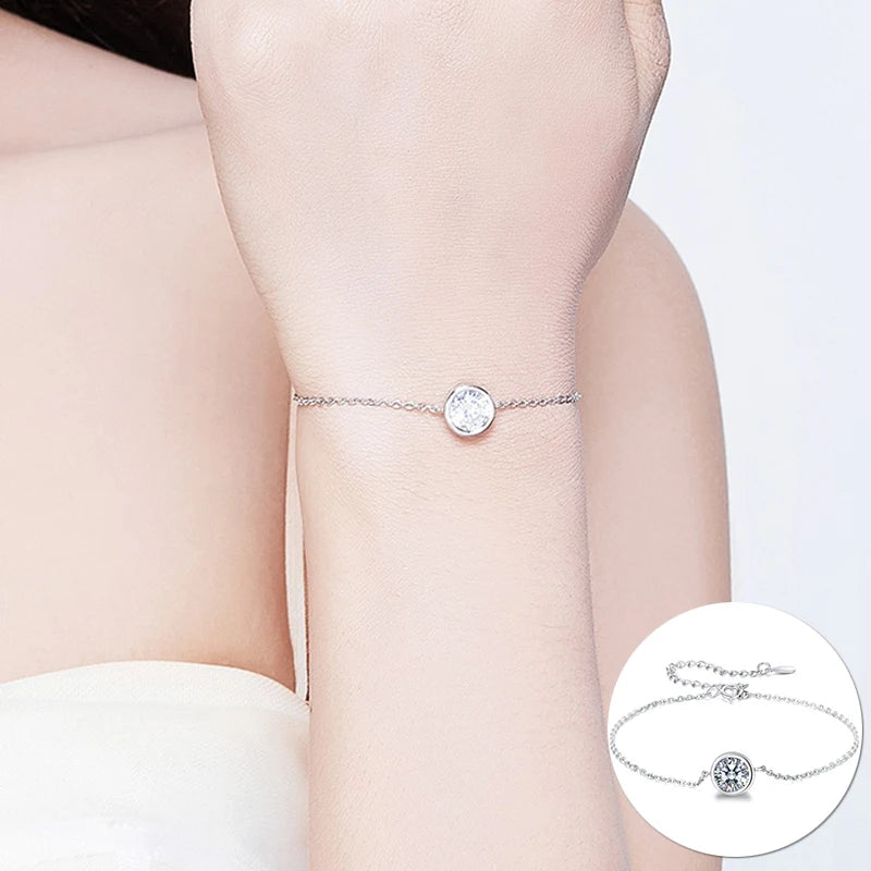 Sterling Silver Turkish Blue Evil Eye Tennis Bracelet for Women