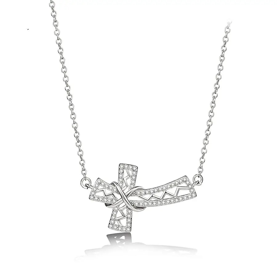 Women’s Cross Pendant with CZ – Christmas Gift