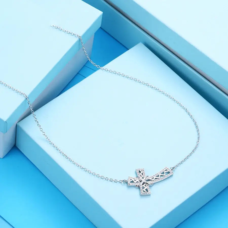 Women’s Cross Pendant with CZ – Christmas Gift