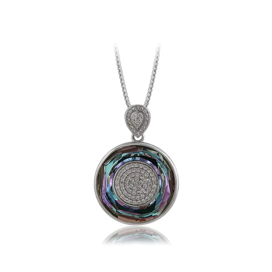 Women's Crystal Pendant Necklace – Fashion Jewelry Gift