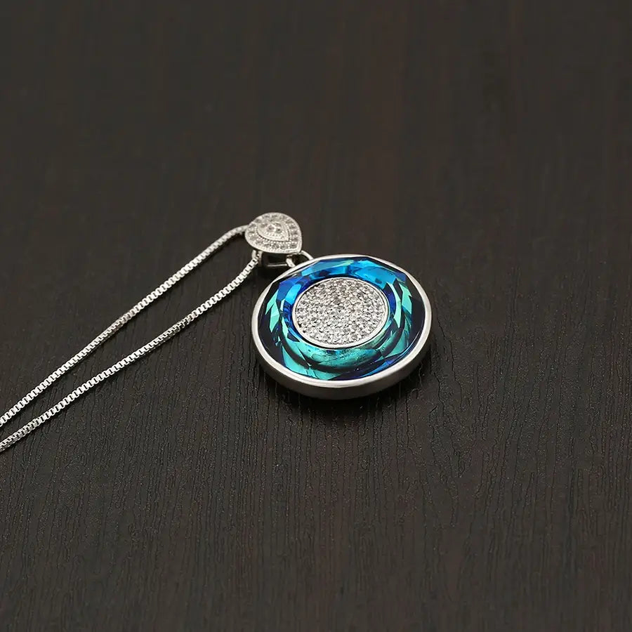 Women's Crystal Pendant Necklace – Fashion Jewelry Gift