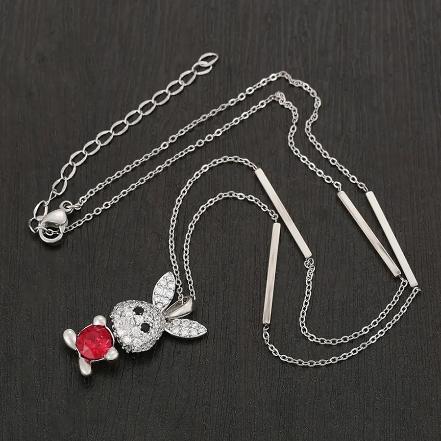 Animal Crystal Pendant Necklace for Women