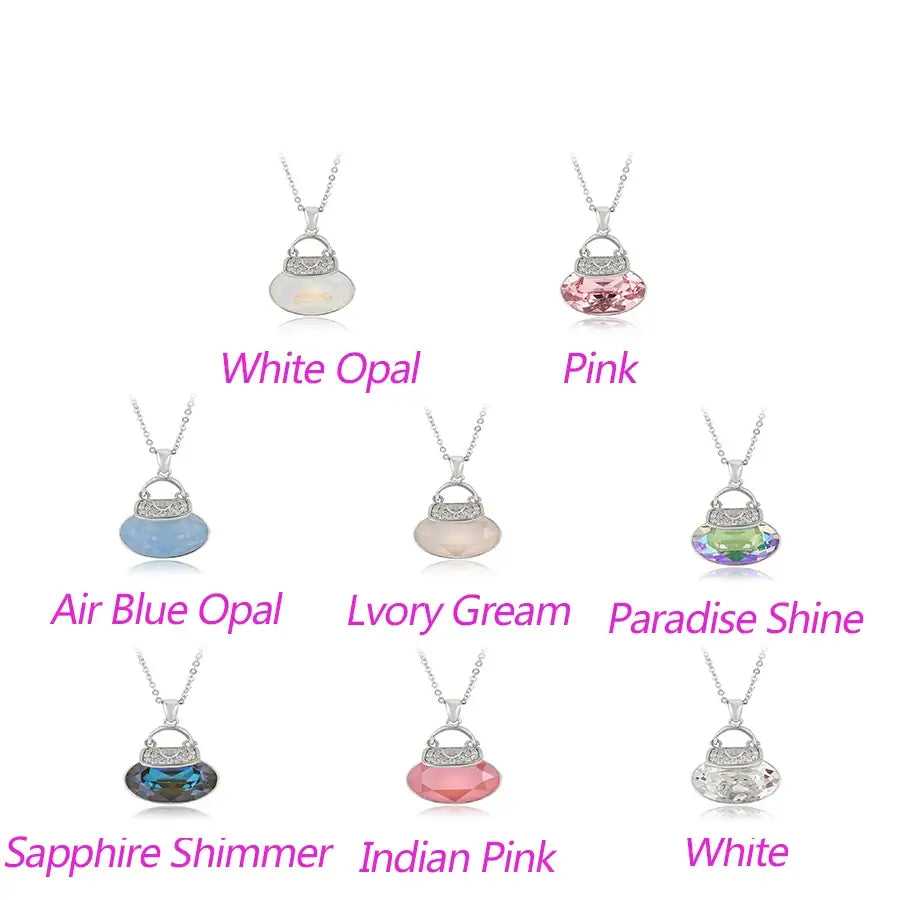 Crystal Pendant Necklace – Romantic Fashion Jewelry for Women