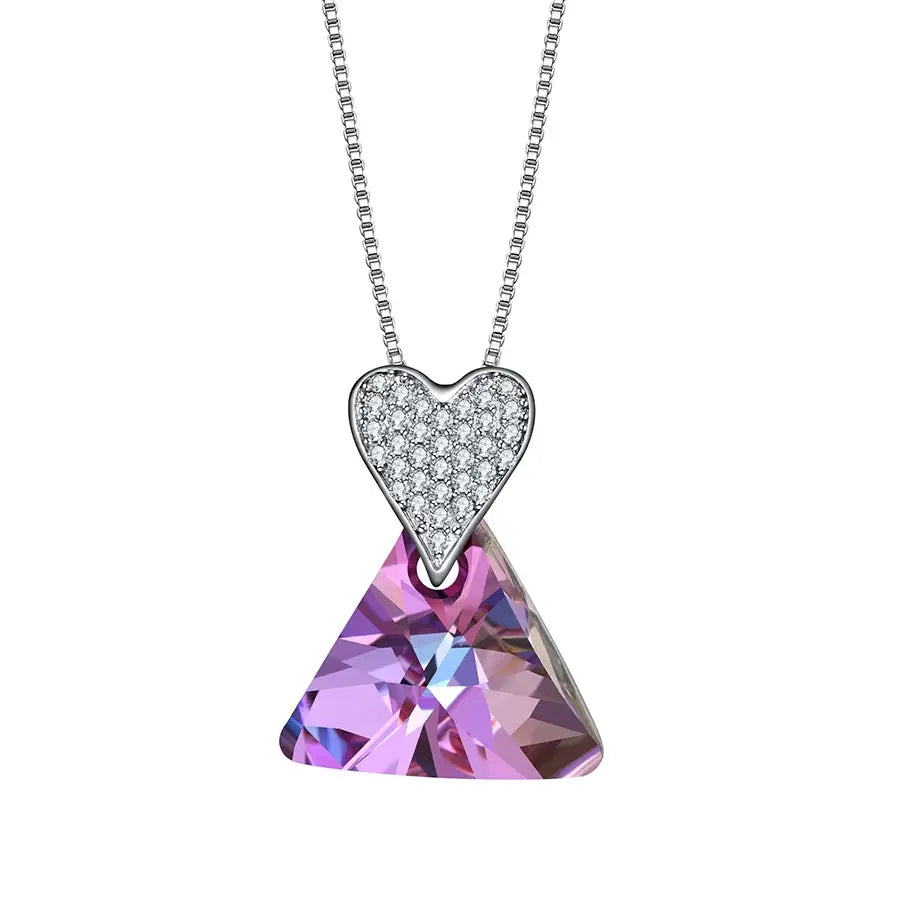 Crystal Pendant Necklace – Women's Fashion Jewelry Gift