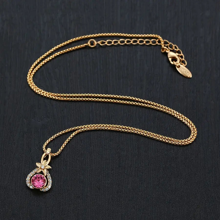 Crystal Pendant Necklace for Women – Birthday Gift Jewelry