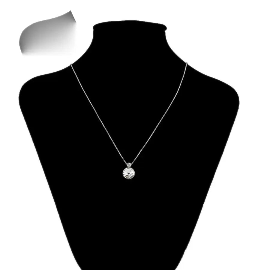 Crystal Pendant Necklace for Women – Elegant Birthday Gift Jewelry