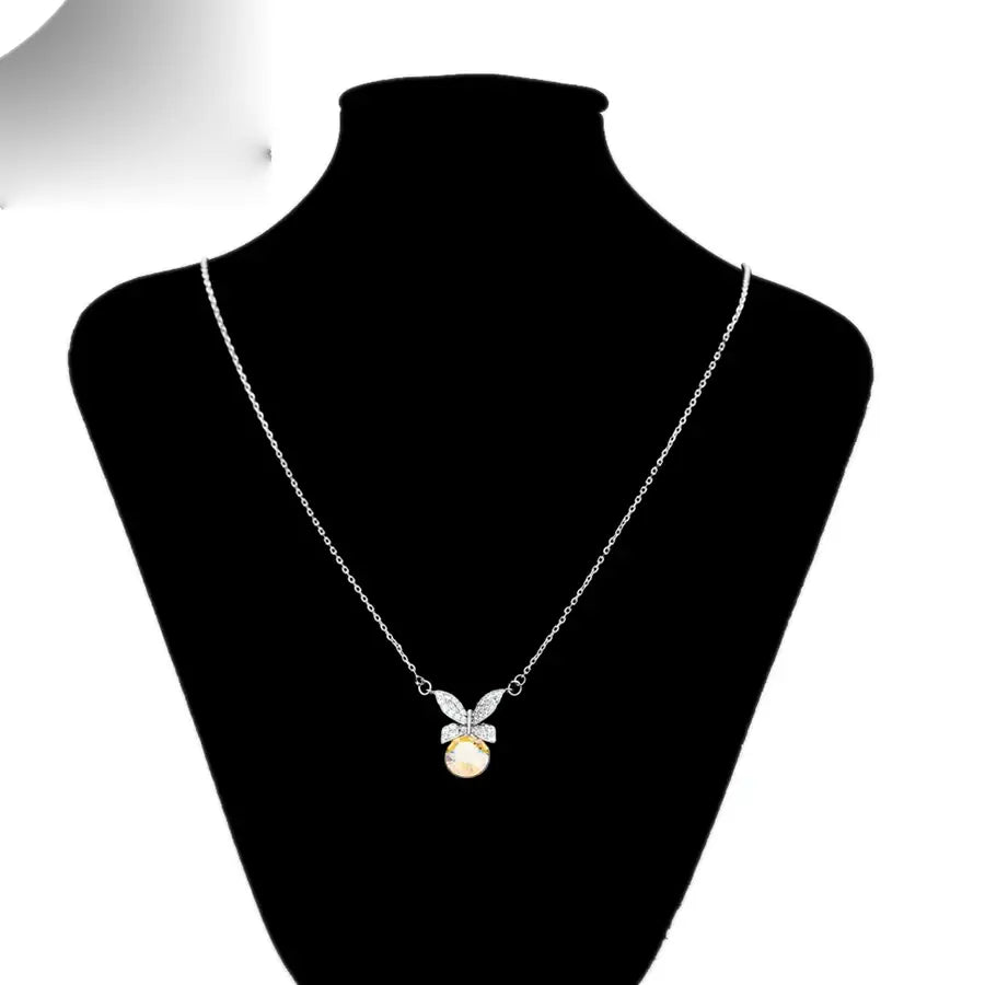 Elegant Crystal Pendant Necklace for Women